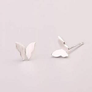925 Sterling Silver Butterfly Stud Earrings